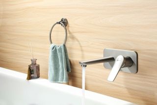 Смеситель для раковины Lemark Bronx LM3726GM С ВНУТРЕННЕЙ ЧАСТЬЮ графит